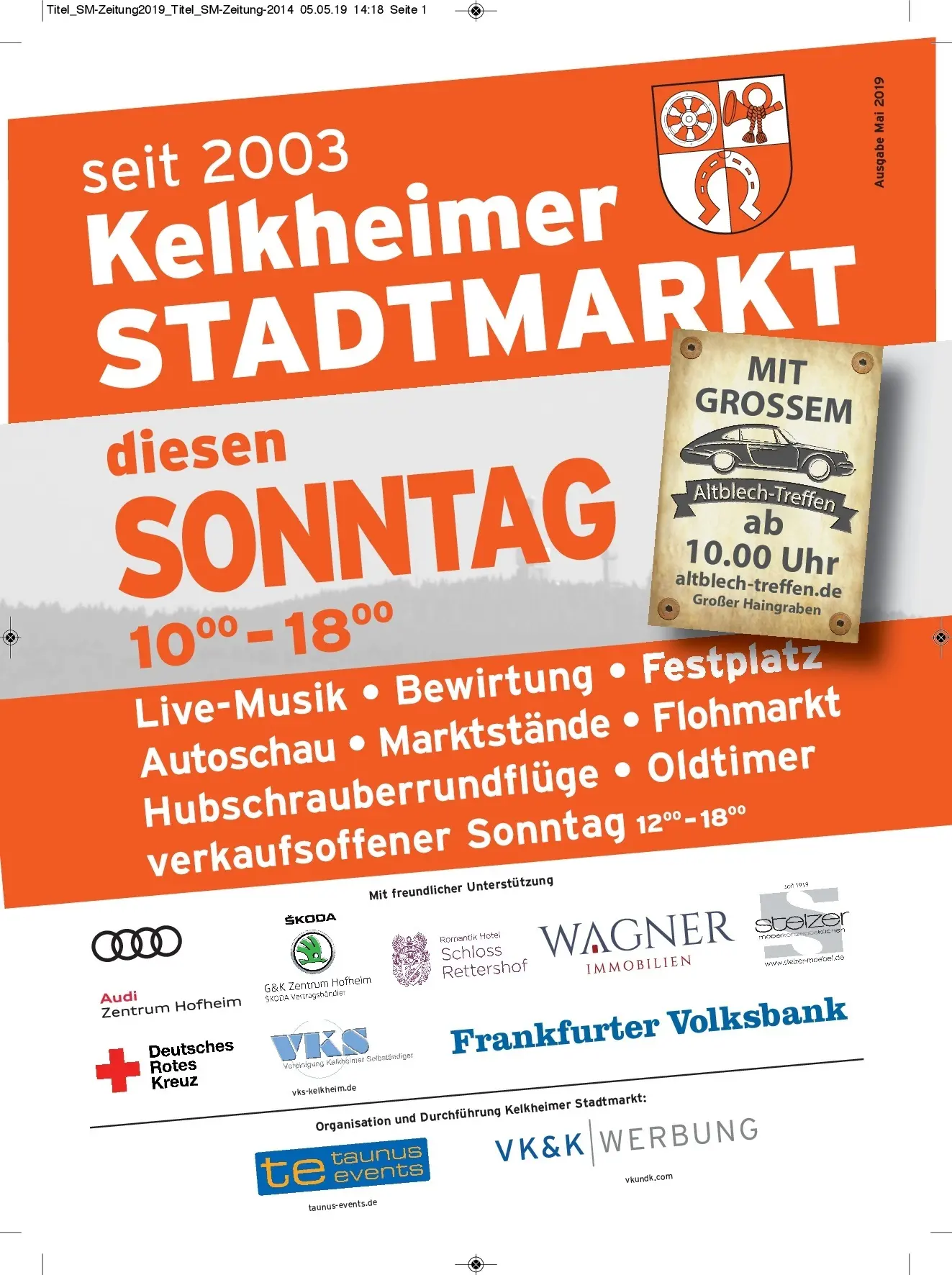 Plakat Stadtmark Kelkheim